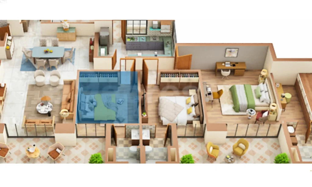 DLF Arbour floor plan