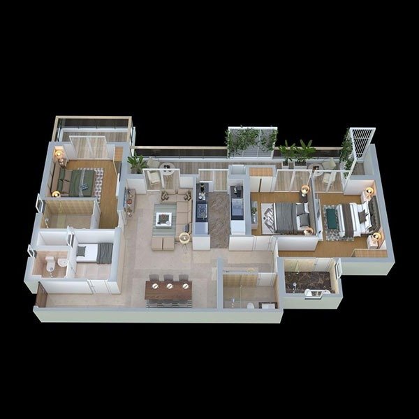 DLF Arbour floor plan