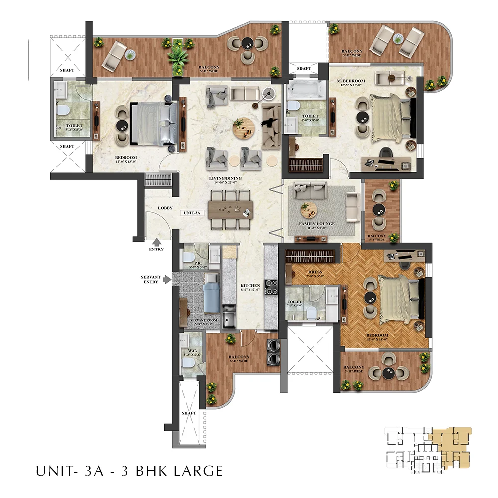 4S The Aurrum Floor Plan