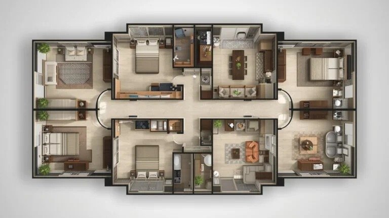 emaar serenity floor plan